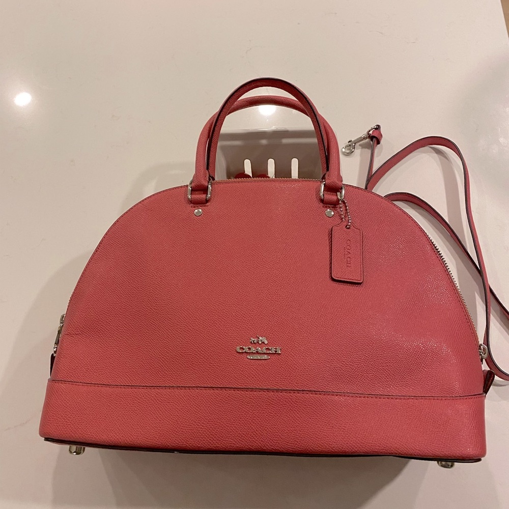 Coach pink « bowling » bag - brand new